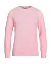 Macchia J Man Sweater Pink Size Xl Wool, Polyamide In Pink
