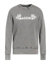 Macchia J Man Sweatshirt Grey Size L Cotton In Grey