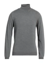 Macchia J Man Turtleneck Grey Size Xl Virgin Wool In Grey
