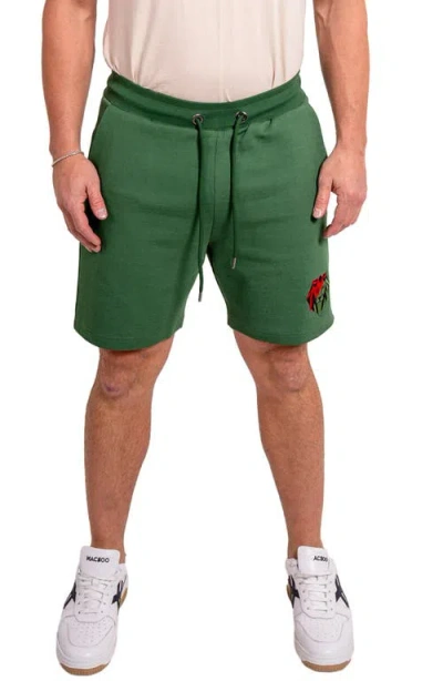 Maceoo Acension 84 Drawstring Shorts In Green