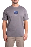 Maceoo Ascension Rest Cotton Graphic T-shirt In Gray