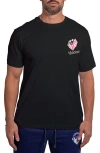Maceoo Ascension Solid 0107 Graphic T-shirt In Black