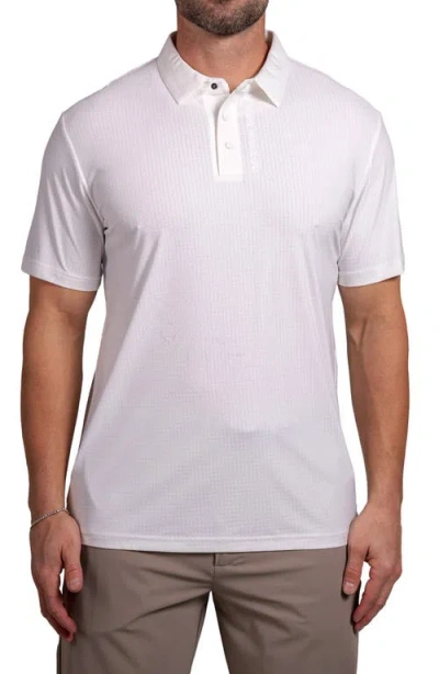 Maceoo Ascension0044 White Stretch Nylon Polo