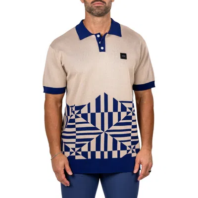Maceoo Ascension0090 Relaxed Polo In Multi