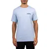 Maceoo Baron Lightblue Logo Patch Stretch Cotton T-shirt In Blue