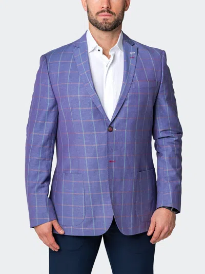 Maceoo Blazer Descartes Classy Blue In Purple