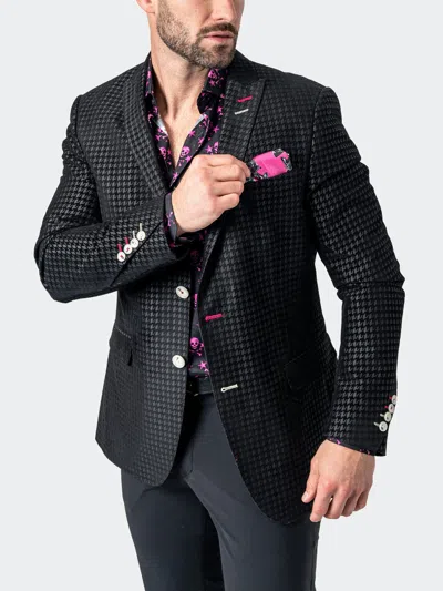 Maceoo Blazer Descartes Houndstoothlarge Black