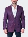 Maceoo Men's Blazer Socrates Moxy Multi In Red