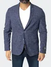 Maceoo Descartes Unconstructed Nazarene Blue Blazer In Blue