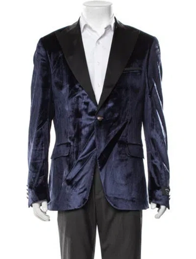 Pre-owned Maceoo Blazer W/ Tags In Blue