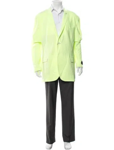 Pre-owned Maceoo Blazer W/ Tags In Green