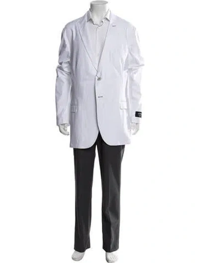 Pre-owned Maceoo Blazer W/ Tags In White