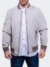 Maceoo Bomber Resistance011 White In Gray