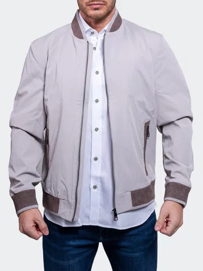 Maceoo Bomber Resistance011 White In Gray