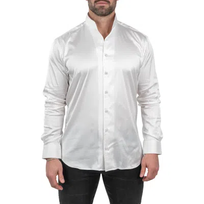 Maceoo Ceremony Prince Button-up Shirt In White