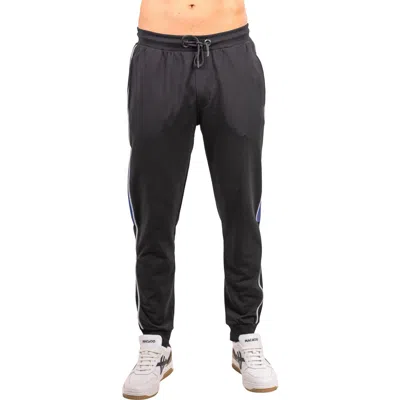 Maceoo Circlelion Black Stretch Cotton Joggers