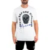 Maceoo Code Of Honor Cotton Graphic T-shirt In White