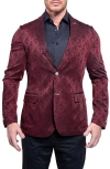 Maceoo Descartes Ascension2184 Unconstructed Blazer In Red