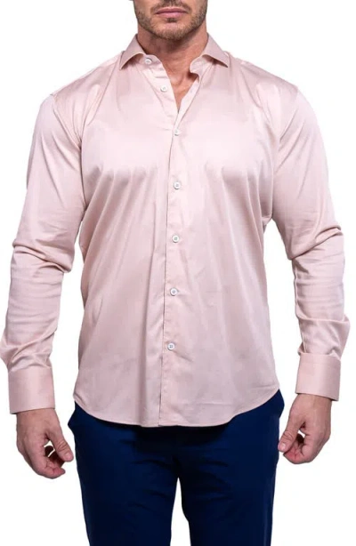 MACEOO MACEOO EINSTEIN ARISTOCRATLUXESTRETCH BUTTON-UP SHIRT