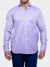 Maceoo Einstein Aristocratluxestretch Button-up Shirt In Purple