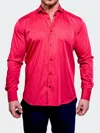 Maceoo Einstein Aristocratluxestretch Button-up Shirt In Pink