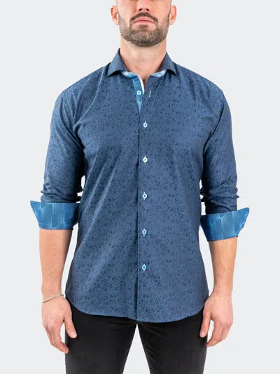 Maceoo Einstein Jacqfoxtrot Navy In Blue