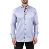 Maceoo Einstein Jacqslate Purple Button-up Shirt In Purple