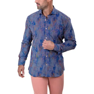 Maceoo Einstein Marthyr0235 Blue Button-up Shirt