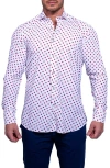 Maceoo Einstein Resistance Contemporary Fit Stretch Button-up Shirt