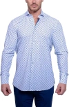 Maceoo Einstein Resistance Contemporary Fit Stretch Button-up Shirt