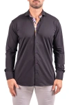 Maceoo Einstein Resistance0155 Black Button-up Shirt