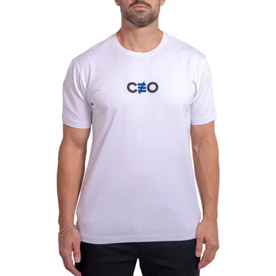 Maceoo Embroidered Ceo T-shirt In White