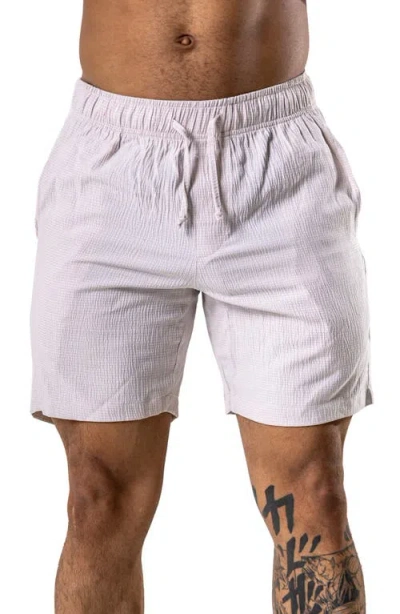 Maceoo Everyday Drawstring Shorts In White