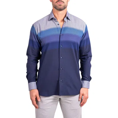 Maceoo Fibonacci Ascension Contemporary Fit Button-up Shirt In Multi