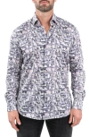 Maceoo Fibonacci Birch White Contemporary Fit Button-up Shirt In White