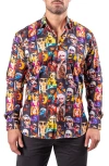 Maceoo Fibonacci Resistance Contemporary Fit Button-up Shirt