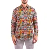 Maceoo Fibonacci Resistance Contemporary Fit Button-up Shirt In Multi