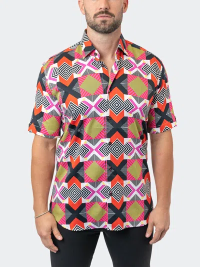 Maceoo Galileo Senegal Pink In Multi