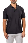 Maceoo Golfascension Stretch Nylon Polo In Black