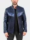 Maceoo Leather Pythonshield Blue