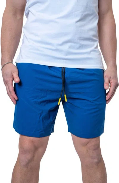 Maceoo Lion Solid Blue Swim Trunks