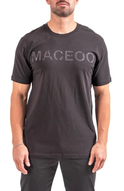 Maceoo Logo Graphic T-shirt In Black