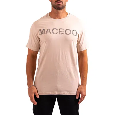 Maceoo Logo Graphic T-shirt In Neutral