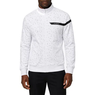 Maceoo Marhtyr Full Zip Jacket In White