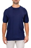 Maceoo Marthy Blue Crewneck In Blue