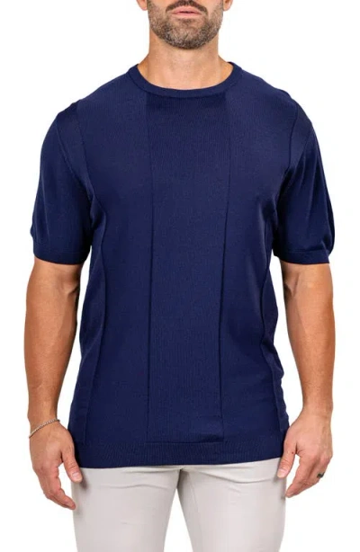 Maceoo Marthy Blue Crewneck