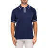 Maceoo Marthy Blue Polo In Blue
