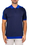 Maceoo Marthy Blue Polo In Blue