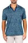 Maceoo Marthy Blue Polo In Blue