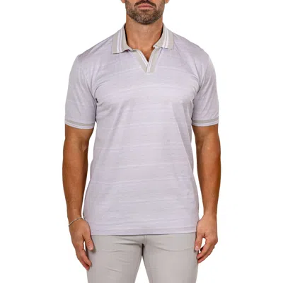 Maceoo Marthy White Polo In Gray